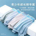 Boys' underwear, teens, 14 years old, developmental cotton, boxers, children, 12 junior high school students, cotton boxer shorts. 