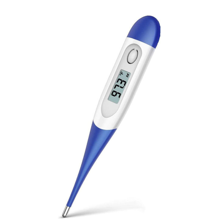 Advanced Digital Flexible  Thermometer for Adults Digital Oral Thermometer for Fever  Medical Thermometer, Highly Accurate and Fast, Easy to Use, Fast Reading. Detect Fever Quickly - Oral Armpit and Rectal Thermometer for Babies Children and Adults