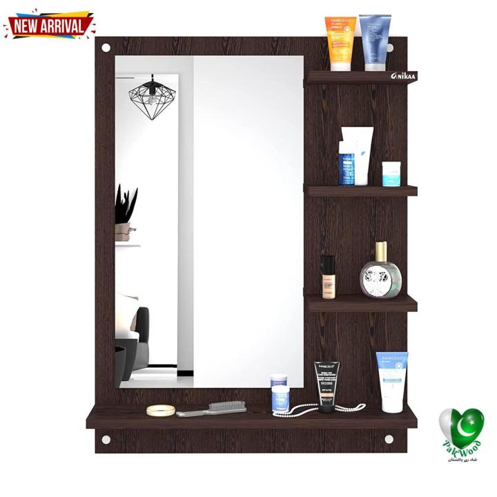 PAKWOOD%20Rectangular%20Wall%20Mount%20Dressing%20Mirror%20with%20Shelves.%20-%20Image%203