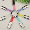 USB Flash Drive Crystal LED Blue Lights Memory Card Flash Drive 32GB Pen Drive Pendrive 64GB U Disk 4G 8G 16G Cle Usb For Gift. 