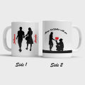 Bewakoof Customized Mug Gift for Boyfriend, or girlfriend with name, Best Gift for loved ones, husband and wife, Fathers Day Gifts, birthday, anniversary, wedding event. 