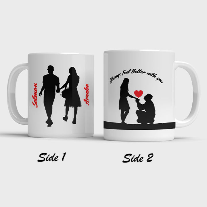 Bewakoof Customized Mug Gift for Boyfriend, or girlfriend with