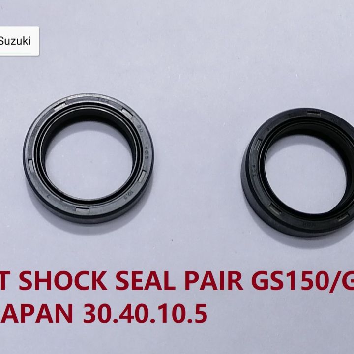 FRONT SHOCK OIL SEAL PAIR (JUMP SEAL) GS150/GS150SE NOK JAPAN