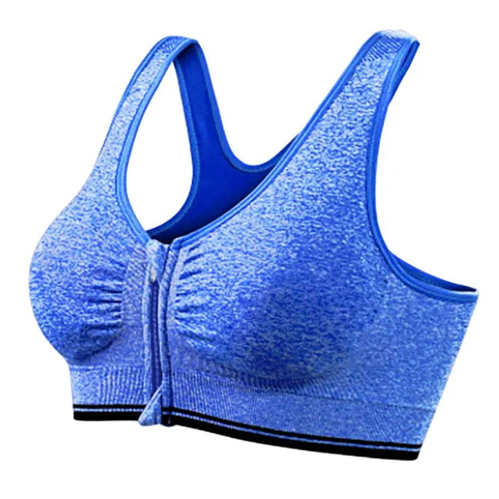 Women%20Zip%20Front%20Sports%20Bra%20Wireless%20Post%20Surgery%20Bra%20Active%20Yoga%20Sport%20Yoga%20Bra%20-%20Image%204