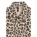 leopard print denim jacket for women. 