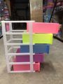 Multipurpose Colourful Drawers (5 Steps) Size: 7*10*18 inches. 