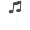 30 Pcs Music Notes Themed Cupcake Topper Paper Cake Inserts Card Wedding Cake Topper Decoration. 