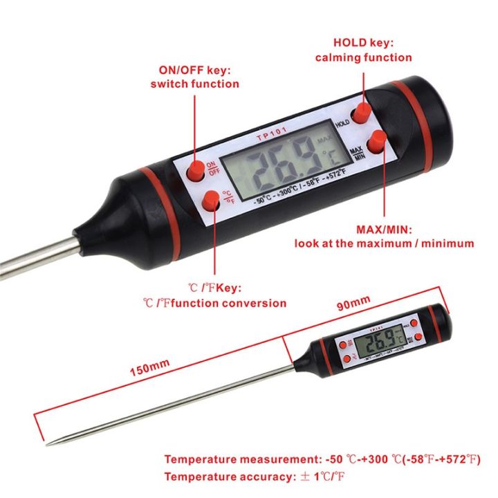 Digital%20Kitchen%20Heat%20Gauge%20Thermometer%20For%20Oven%20Baked%20Barbeque%20BBQ%20And%20Fried%20Food%20Temperature%20-%20Black%20-%20Image%205