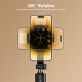 170cm 4 in 1 (1.7M) 5.5 Feet Wireless Selfie Stick Foldable Mini Tripod Stand R1S Large Tripod (WITH LED LIGHT) | R1 Large (Without Light) Selfie Light Mobile Holder With Fill Light Shutter Remote Control For IOS Android | For Tiktok Vlogging Photography. 