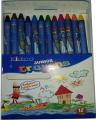 Junior Crayon 12 Colors (1 Pcs). 