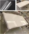 Transparent White Peel-and-Stick PVC Sheets: Perfect for Home Decoration, Tables, Cabinets, and Shelves.. 