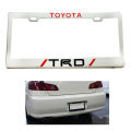 Toyota TRD License Plate Frame - White. 