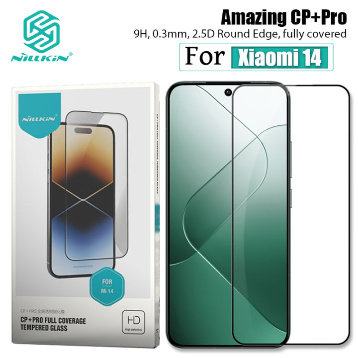Nillkin for Xiaomi 14 Tempered Glass, Amazing CP + Pro Anti-glare Tempered Glass Film Screen Protector