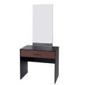 Ozmane Dark Tune Set (bed with sides, dresser, mirror and 2 door wardrobe). 
