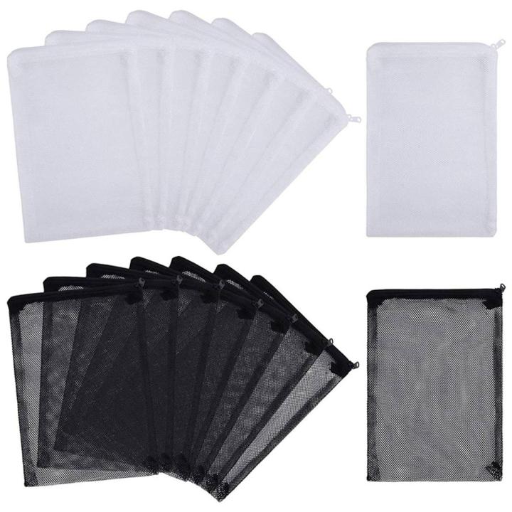 16 PCS Aquarium Mesh Media Filter Bags Nylon Media Filter Mesh Bags with Zipper for Particulate Carbon Bio Balls Daraz.pk