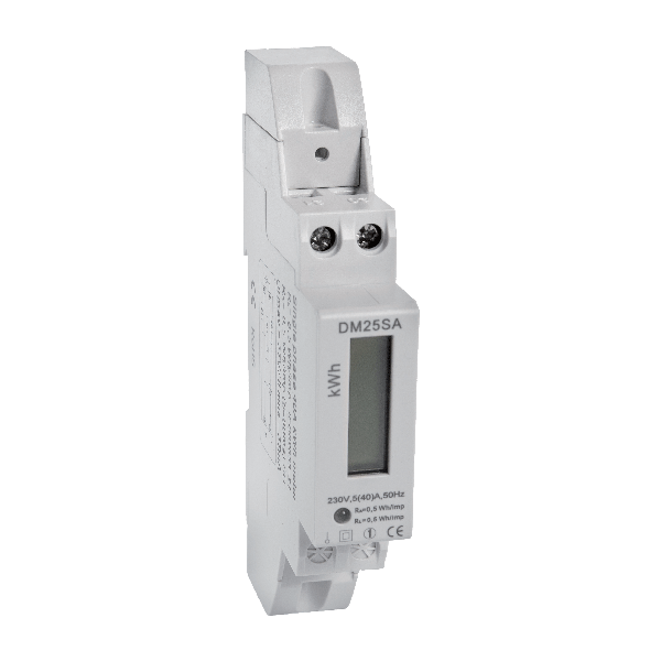 Digital Electric Sub Meter Premium Quality- Single Phase Energy Meter 40A Small Size Din Rail Type