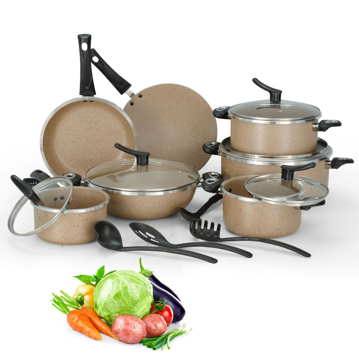 Non Stick  Dessini Moon Set Forging18 Pcs AR