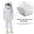 Pro Beekeeping Protective Equipment Veil Bee Keeping Full Body Suit Hat Smock. 