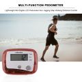 Exercise Multi-functional Walking LCD Portable Pedometer Step Counter. 
