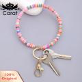 Carat Rainbow Keychain Colorful Polymer Clay Keychain Cute Unique Accessory for Phones Bags Id Card Holder Accessory. 