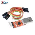 CP2102 USB to UART TTL Serial STC Programmable Module PL2303 Super Brush Line for Arduino with 4 Pin Dupont Jumper Wire. 
