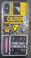 10 Pcs Caution Funny Cool Funky Doodle Stickers Pack for Laptop and Phone DIY Stickers - JangoMango Store. 