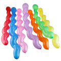 Pack Of 10 - Long Balloons 4Ft Long Snake Balloons. 