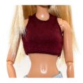 29cm Barbie Pleated Skirt Barbie Accessories Long Sleeve Sweater 1/6 Doll Clothes. 
