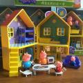 Hot Peppa Pig Children's Play House Toys Anime Themed Birthday Gifts for a Family of Four and Friends Dolls Boys and Girls. 