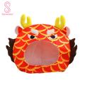 Warm Chinese Dragon Hat Soft Warm Chinese Dragon Plush Hat for Cosplay New Year Costume Chinese Dragon Hat. 