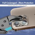 For iPhone 16 Pro 16 Pro Max Camera Lens Protector 9H Tempered Glass Full Coverage. 