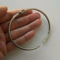 1pc Extra Large Hinged Keyring Split Ring Key Ring Jailers Fob 76mm Diameter. 