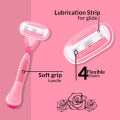 WBM Beauty Razor - 2Pcs Bikini Trimmer for Women - 4 Blades Body Razor | Razor for Smooth Skin. 