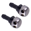 2PCS Windshield Washer Nozzle Water Spray Jet Fit for Mercedes R107 W114 W115 230 240D 380 450 560 SL SLC 1078600147. 