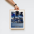 BMW M3 GTR Painting | Sports Car Poster | Wall Art | Photo Frame | Picture Frame | Home Decor | Office Decor | Garage Decor | Gaming Room Decor | With Frame | High Quality Gloss Finish | Car Lovers Gift | Modern Wall Decoration. 