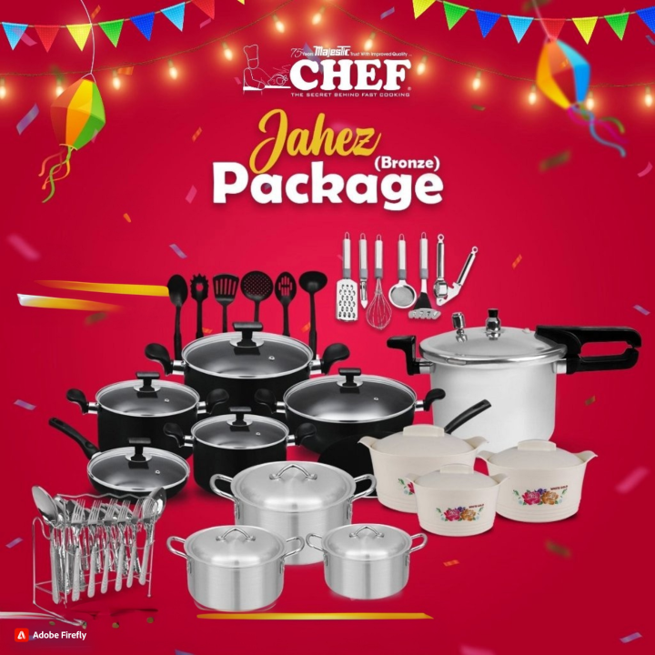 Jahez Package / Jahez Set / Dowry Set/ Complete Kitchen Set -Bronze