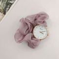 ins style creative ribbon watch hair band personality fashion junior high school students quartz watch factory direct sale stock. 
