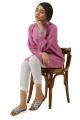 EGO Winter Collection 2019  Wreath  Tea Pink Brochia Kurti For Women. 
