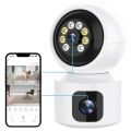 Dual Lens Wifi Camera | 4Mp + 4Mp Camera Wifi Smart Camera - CCTV Wifi  Camera | Home Security Camera - Smart Camera Wifi - CCTV Wifi - Security Camera For Home Wifi - Camera CCTV - Security Camera - Security Camera For Home - 360 Indoor Camera 1080p. 