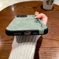 Personalised custom name soft leather phone case for iPhone 14 Pro Max 13 12 11 x xs XR 7 8 plus Korean style shockproof cover. 