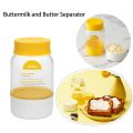 New DIY Butter Mixer Buttermilk and Butter Separator Buttermilk Maker Cup Kitchen Gadgets Kitchen Cream Filter Butter Shaker Jar Homemade Butter Machine. 