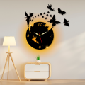 Elegant Unique Design Antique Design Unique Wall Clock | Wall Clock Easy to read time display with clear numbers.. 