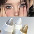 Glitter Highlighter Pen Pearlescent Lying Silkworm Pencil Waterproof Brightening Eyes Stick White Silver Eye Makeup. 
