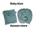 Hijab Half Niqab Patti and Plain Scarf Chiffon Soft Georgette - Stoller - Naqab for Girls Women Georgette. 