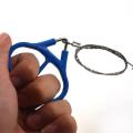 Camping Hand Chain Saws,Chainsaw Portable Folding Pocket Hand Saw for Camping Wood Cutting Tools - Blue. 