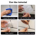Dextro Changan Logo Transparent Car Door Corner Protector  4 Pcs. 