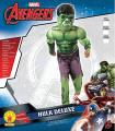 HULK 3d MUSCLE CLOTHING SET FOR KIDS WITH HARD PLASTIC MASK. 
