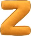 Personalized "Z" Alphabet Velvet Cushion - Soft, Plush, and Customizable!. 