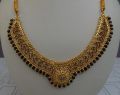 Beautiful Traditional Styled Golden Jewelry Set With Bindiya  For Ladies. 