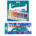 M&G Acrylic Paint 12 colors 12ML Tube. 